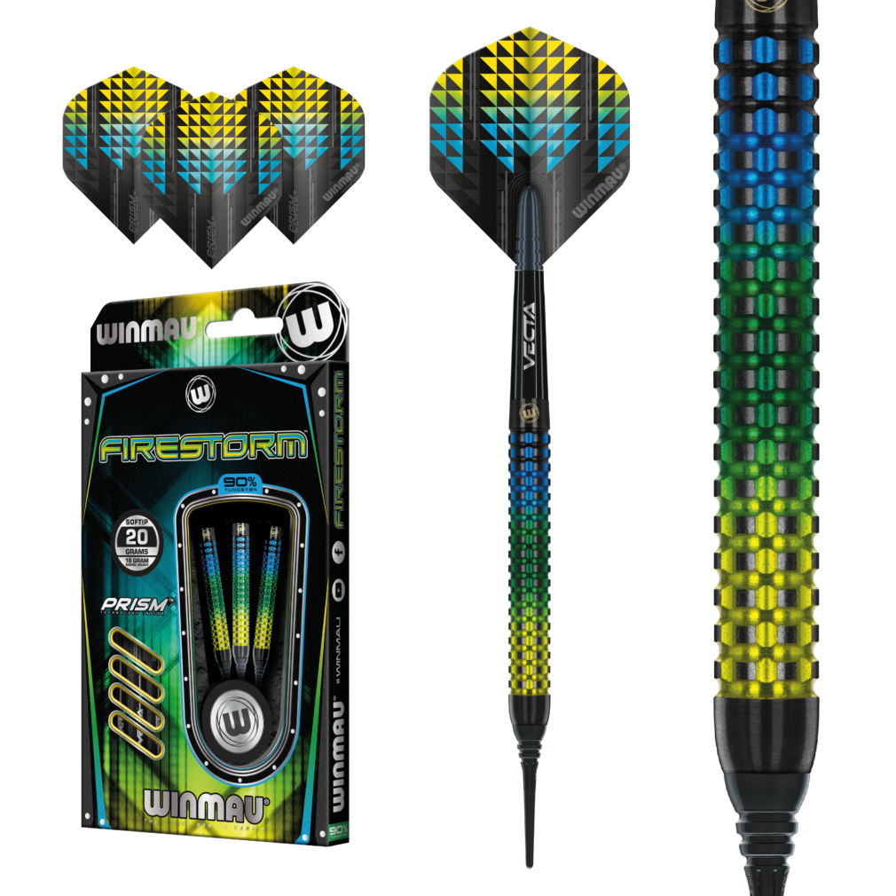 Lotki dart FIRESTORM  Winmau 90% soft