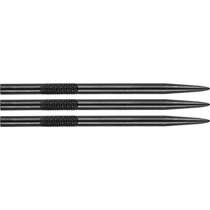 Groty wciskane Bull's Knurled Grip Points Black