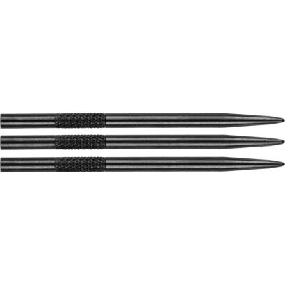 Groty wciskane Bull's Knurled Grip Points Black