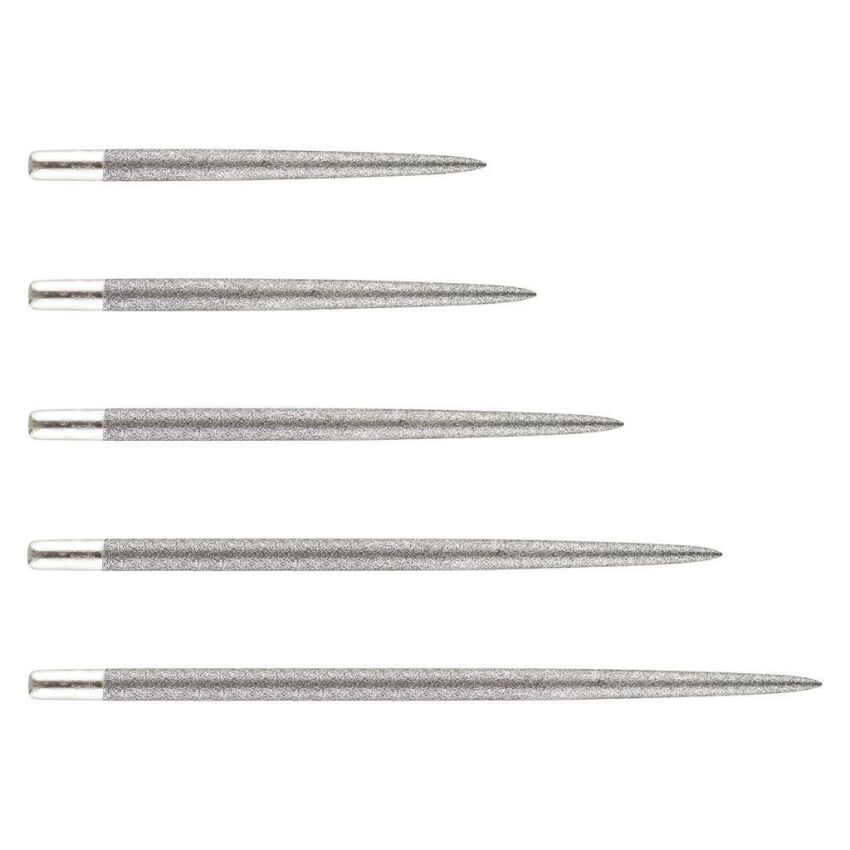 Groty wciskane ONE80 Long Taper Point Sand Coated Silver