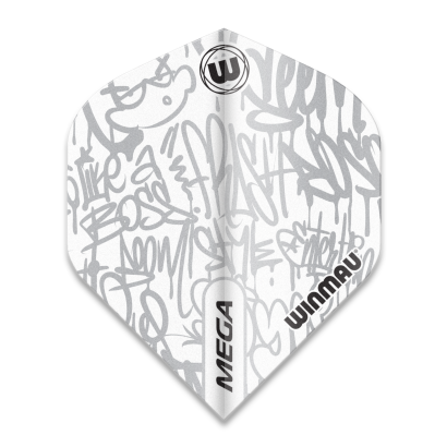 Piórka Winmau Mega Standard Graphic White