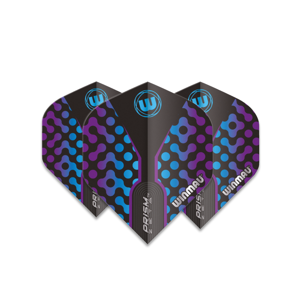 Piórka Winmau Prism Zeta Black & Purple