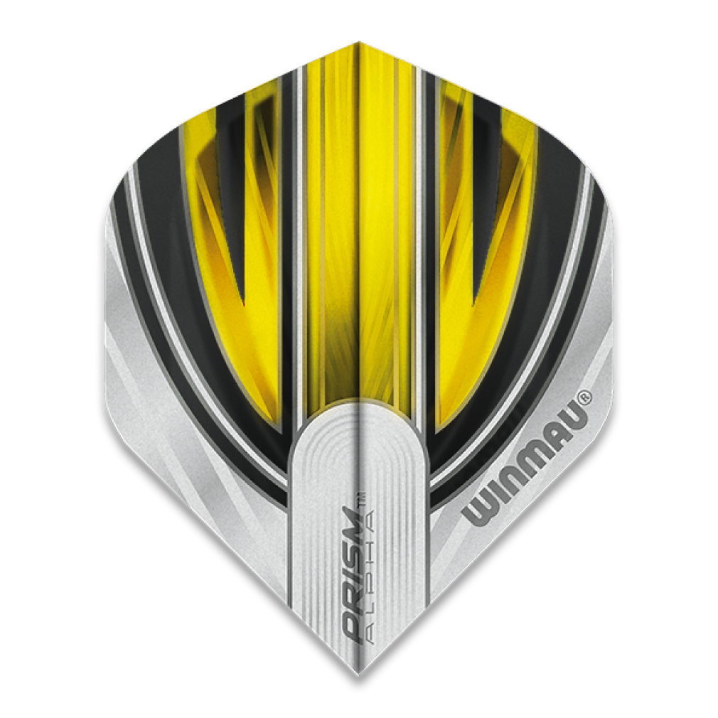 Piórka Winmau Prism Alpha Extra Thick White & Yellow