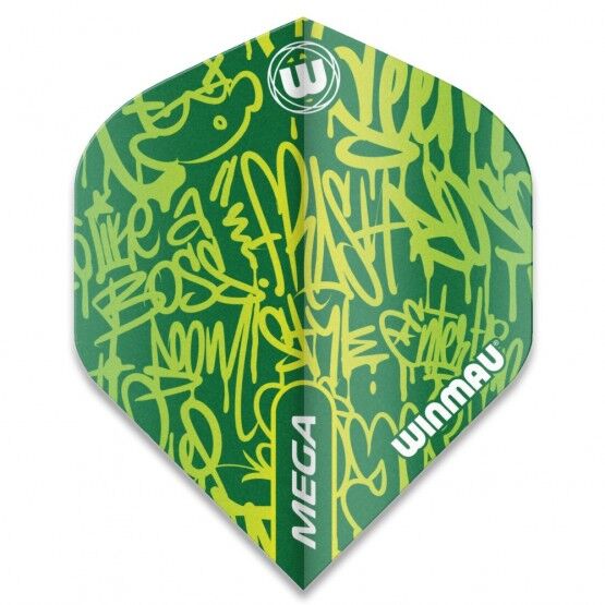 Piórka Winmau Mega Standard Graphic Green