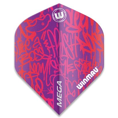 Piórka Winmau Mega Standard Graphic Pink