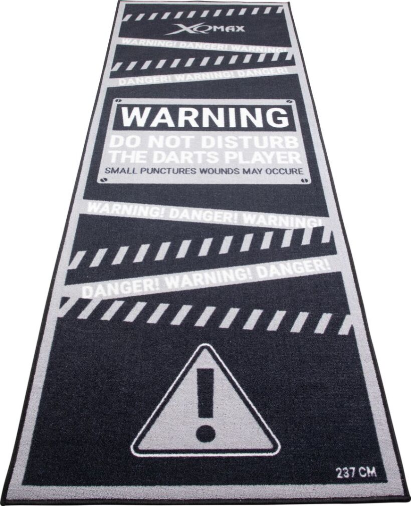 Mata XQMax Black Grey Dart Mat 80x237cm