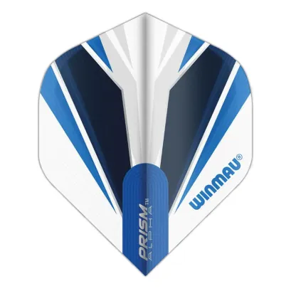 Piórka Winmau Prism Alpha White & Blue