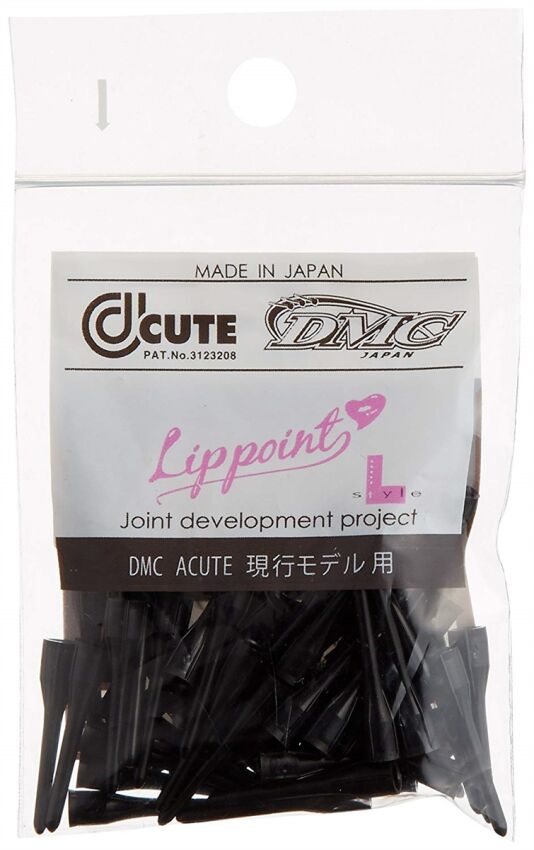 Groty L-Style Lippoint Acute Black Soft Tips 4BA