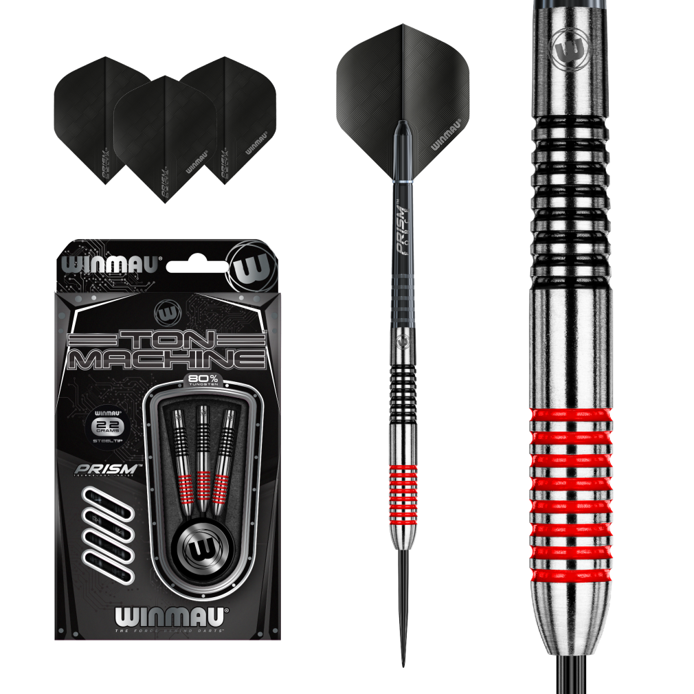 Lotki dart TON MACHINE Winmau steel 80% [1030]