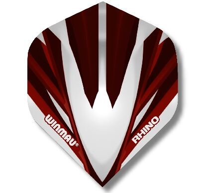 Piórka Winmau Rhino Extra Thick White & Red