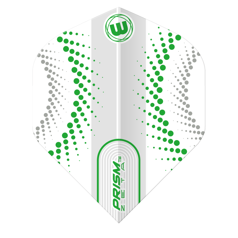 Piórka Winmau Prism Zeta White & Green