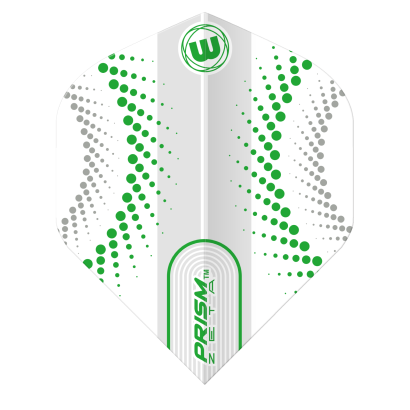 Piórka Winmau Prism Zeta White & Green