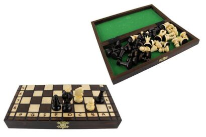 szachy drewniane 28x28 cm