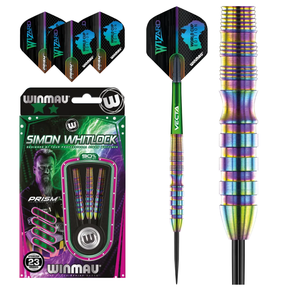 Lotki steel Winmau S.Whitlock WC Rainbow S.E.