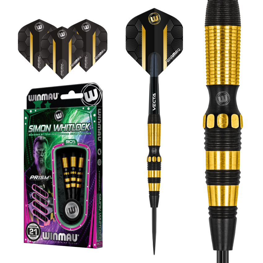 Lotki dart SIMON WITHLOCK  Winmau 90% steel
