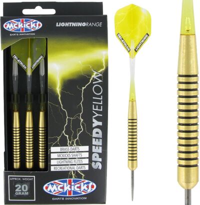 Lotki McKicks Speedy Yellow Brass Steeltip (różne)
