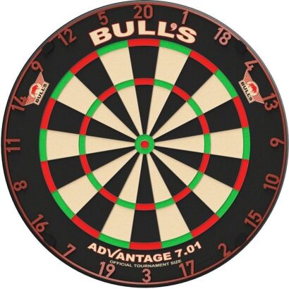 Bull's Colorful Matt Number Ring Czerwony