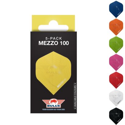 Zestaw piór do darta Bull's Mezzo 100 5-pack