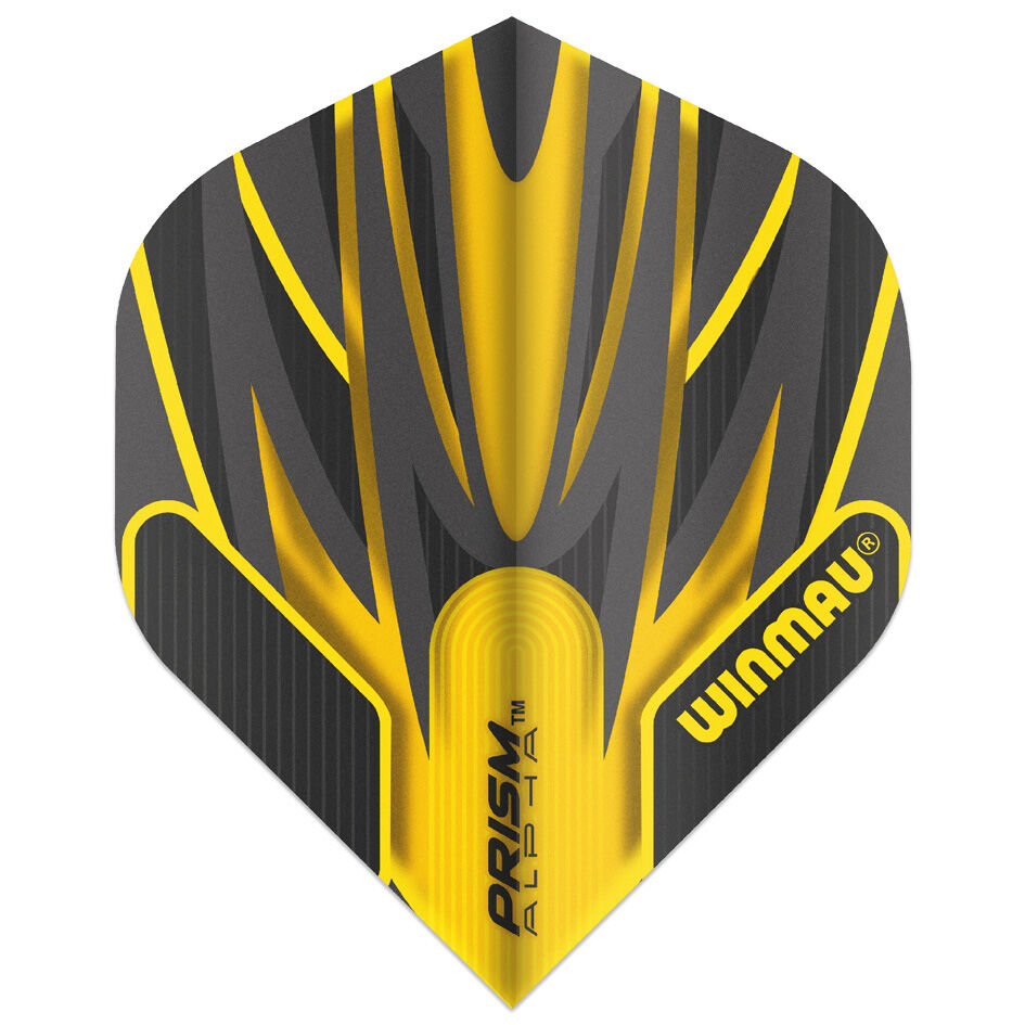 Piórka Winmau Prism Alpha Yellow & Black