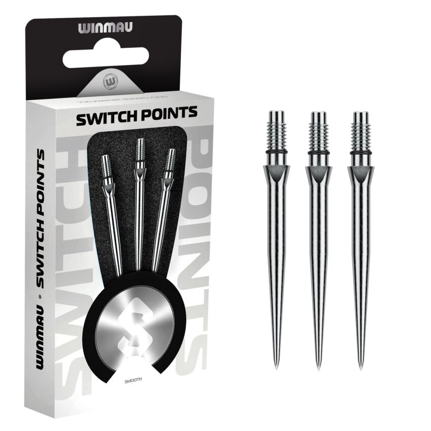 Groty Winmau Switch Point Smooth Silver