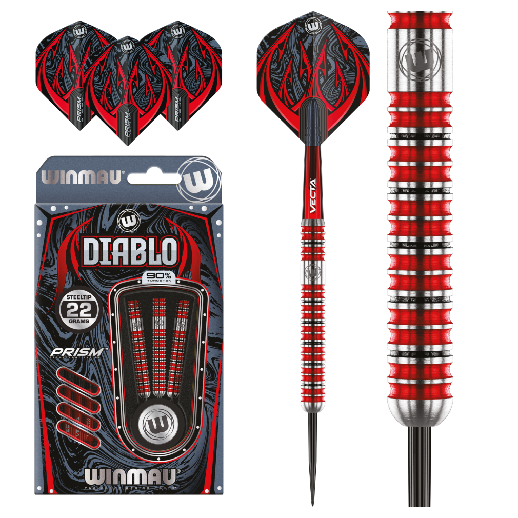 Lotki DIABLO steel 90% wolfram Winmau