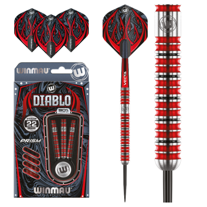 Lotki DIABLO steel 90% wolfram Winmau