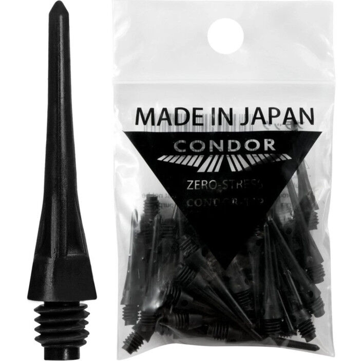 Groty plastikowe Condor Tip Black 40 szt.