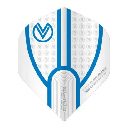 Piórka Winmau Vincent van der Voort Prism Alpha White & Blue