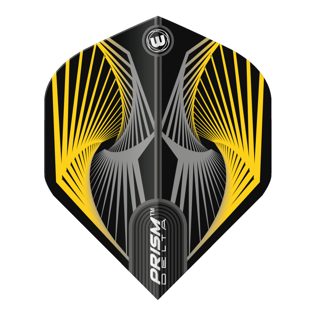 Piórka Winmau Prism Delta Wave Yellow & Grey