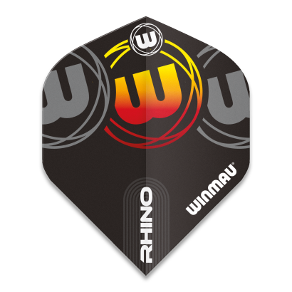 Piórka Winmau Rhino Extra Thick Logo Gradient Yellow V1