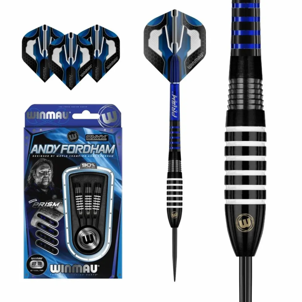 Lotki Andy Fordham steel Winmau ONYX grip