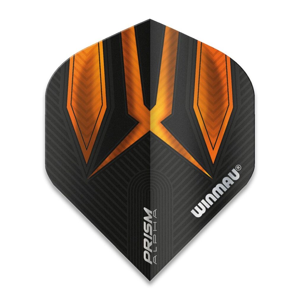 Piórka Winmau Prism Alpha Extra Thick Black & Orange