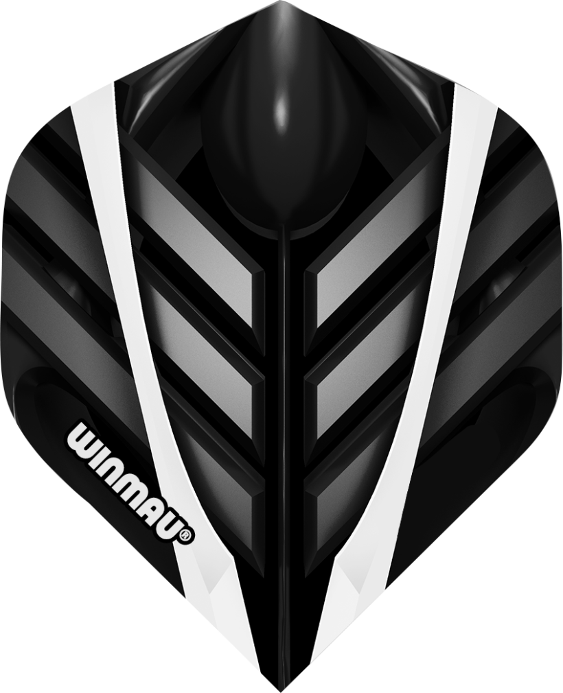 Piórka Winmau Mega Standard Black & White