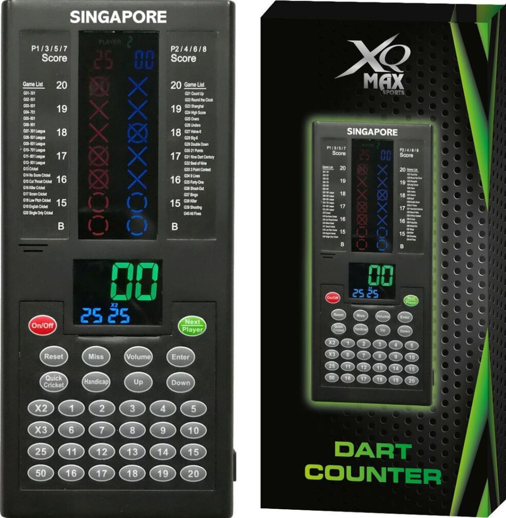 Licznik do tarcz sizalowych XQMax Singapore Electronic Darts Counter
