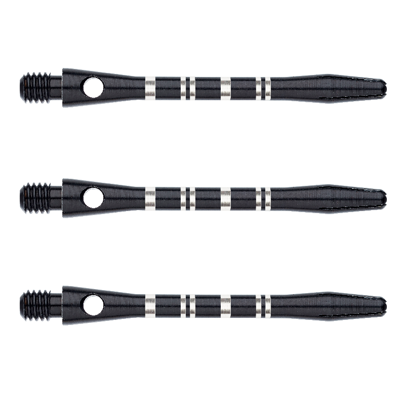 Shafty Winmau Anodised Aluminium Re-Grooved typ A czarne