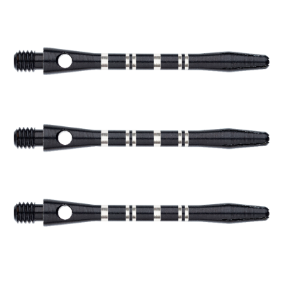 Shafty Winmau Anodised Aluminium Re-Grooved typ A czarne