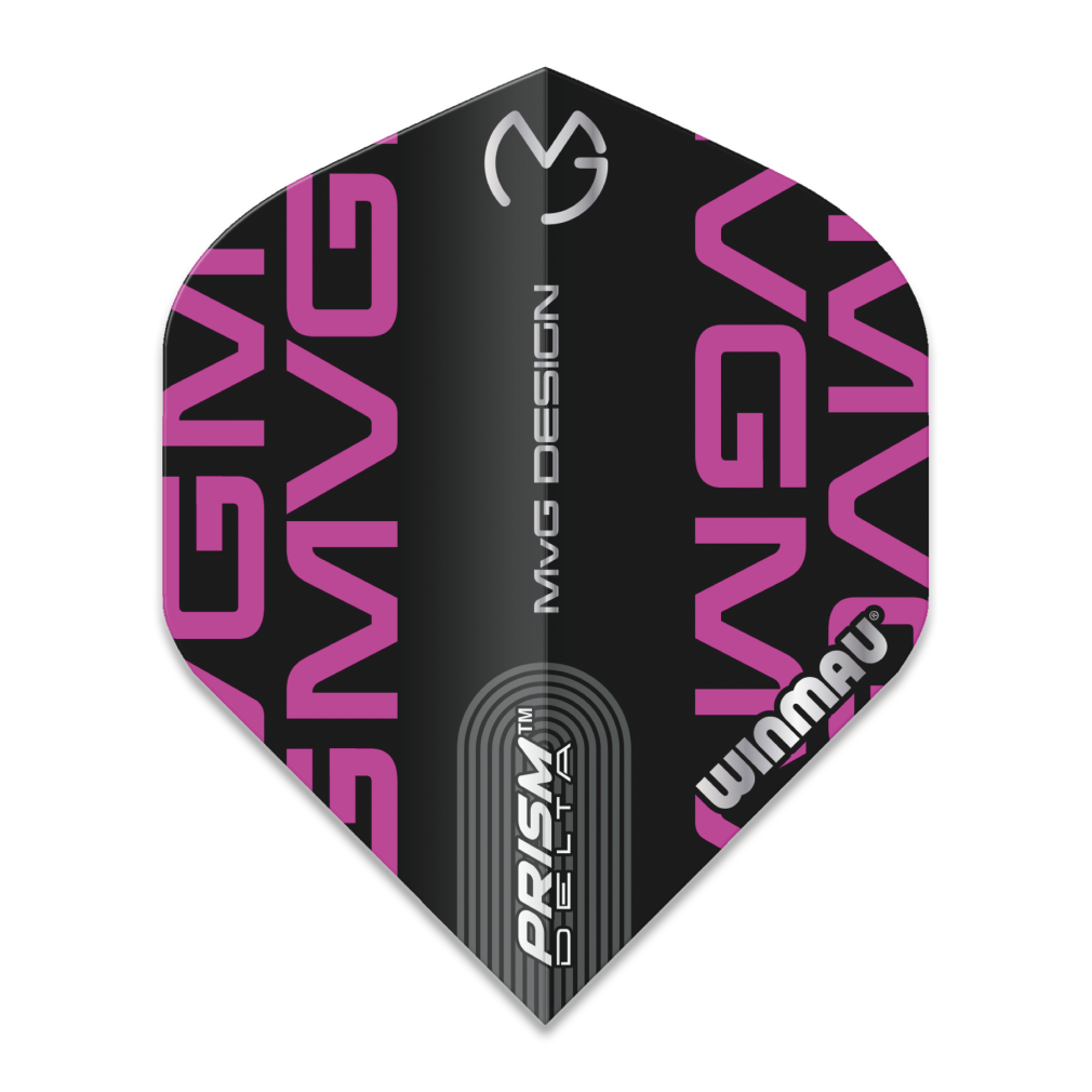 Piórka Winmau Prism Delta MVG Design Black/Pink