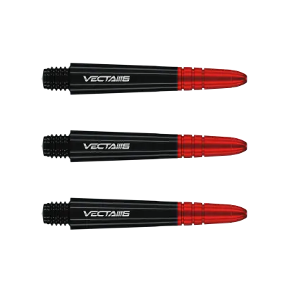 Nasadki VECTA black/red BLADE 6 WINMAU (3 szt.)