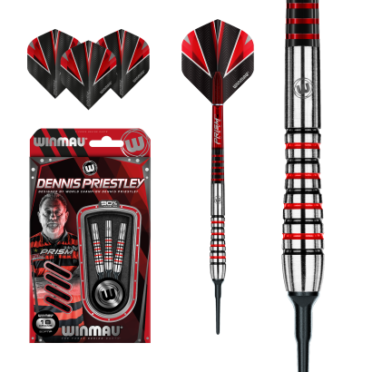 Lotki dart Dennis Priestley 90% softip Winmau