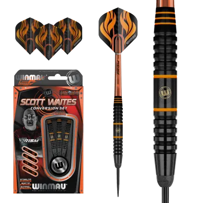 Lotki dart SCOTT WAITES BRASS 2 in 1 Winmau steel/soft