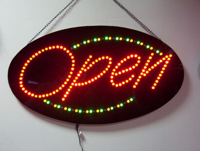 Obraz diodowy OPEN