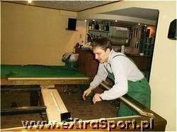 Serwis bilardowy - wymiana sukna na stole bilardowym