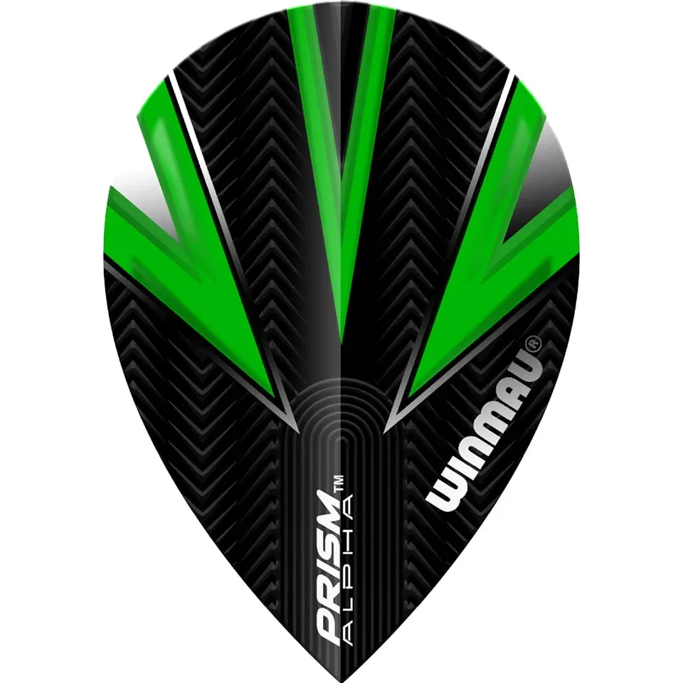 Piórka Winmau Prism Alpha Pear Green & Black