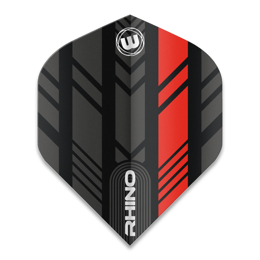 Piórka Winmau Rhino Extra Thick Black & Red