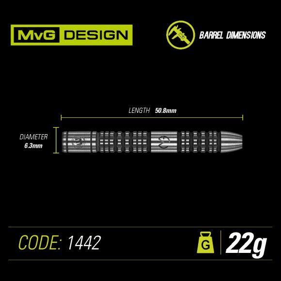 Lotki dart Absolute MvG steel 90% wolfram