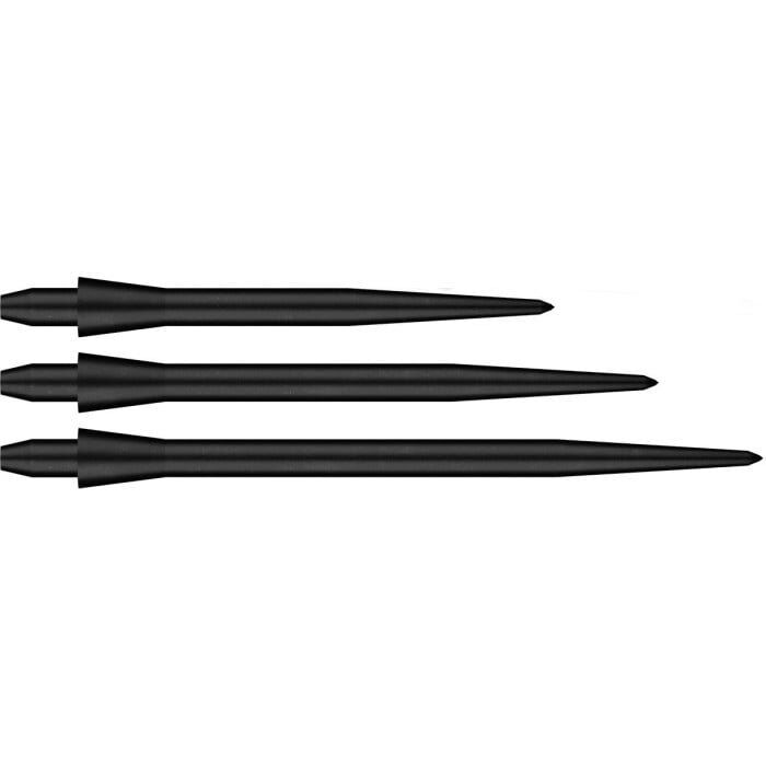 Groty wciskane Bull's Knurled Grip Points Black
