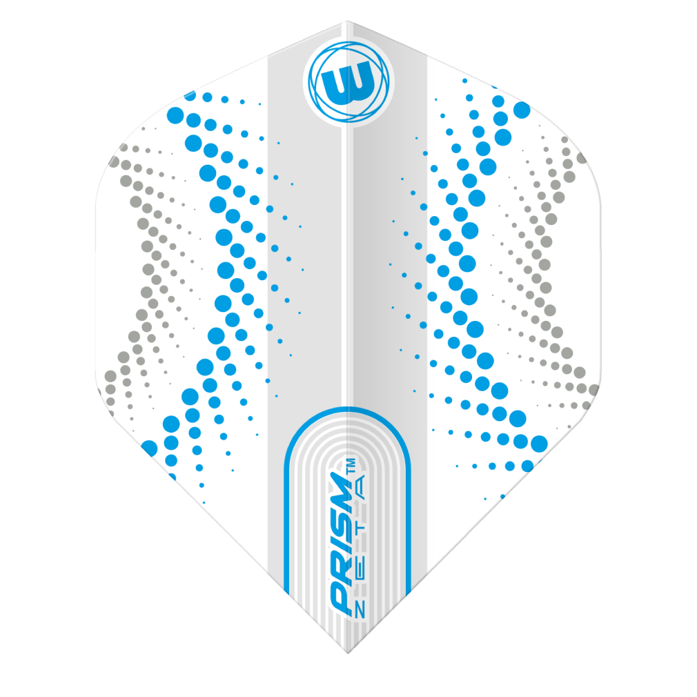 Piórka Winmau Prism Zeta White & Blue