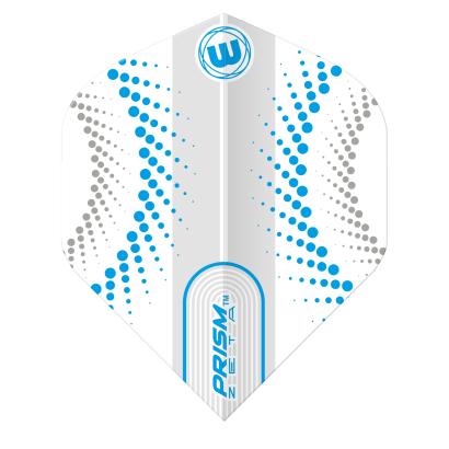 Piórka Winmau Prism Zeta White & Blue