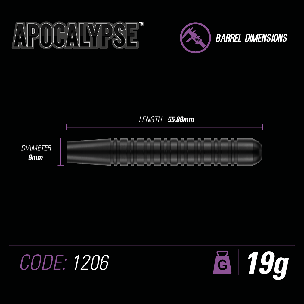 Lotki Apocalypse Winmau steel 1206