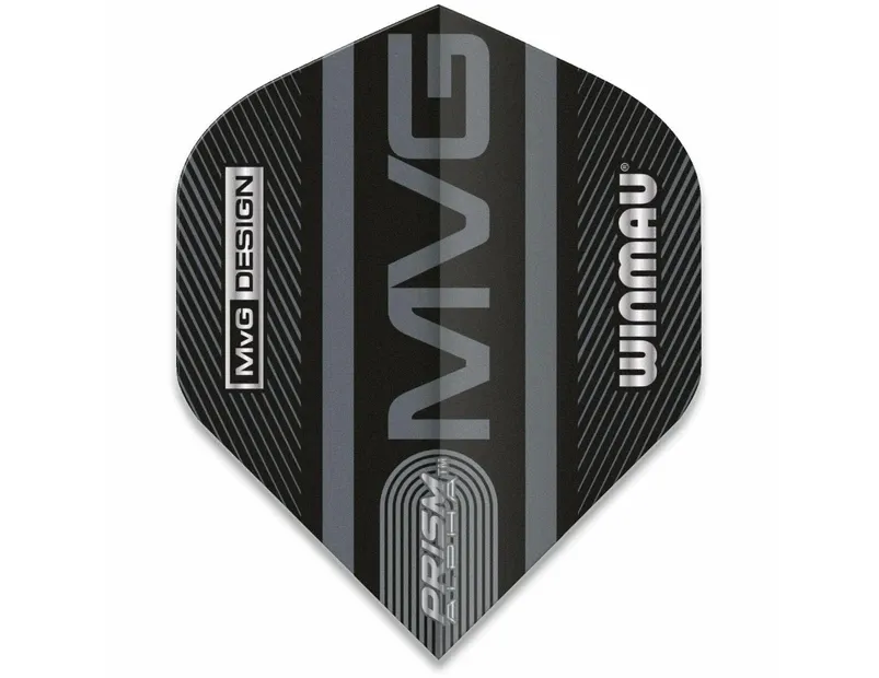 Piórka Winmau Prism Alpha Black MVG Grey